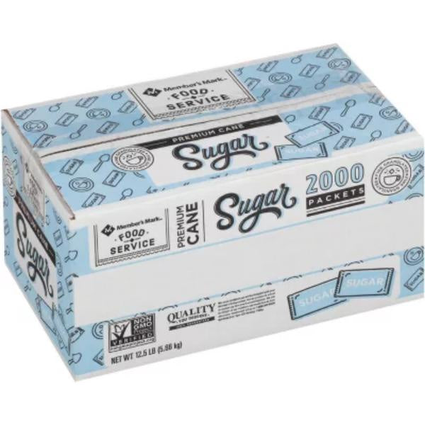 Member's Mark Premium Cane Sugar Packets, 2,000/case