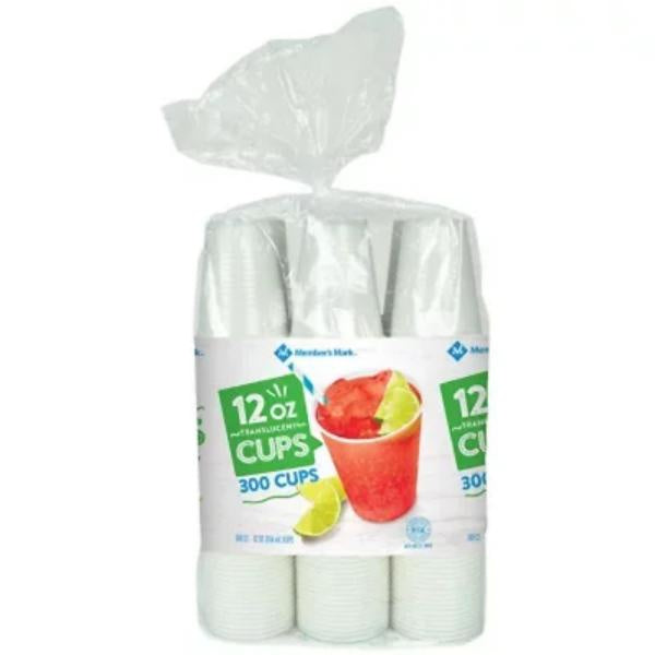 Member's Mark Translucent Cups 12 oz 300ct (BPO)