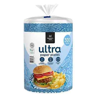 Member's Mark Ultra Lunch Paper Plates, 8.5" 300 ct (BPO)