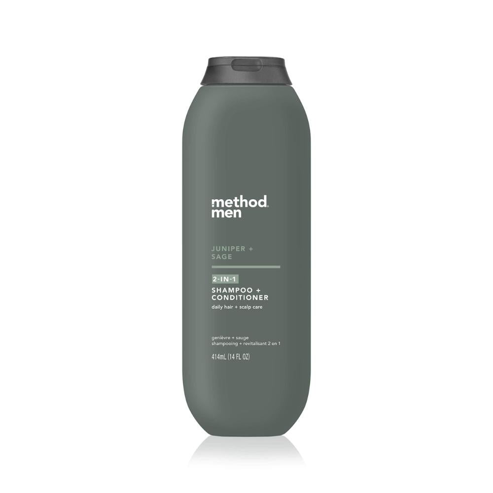 Method Men 2-in-1 Shampoo & Conditioner, Juniper & Sage, 14oz