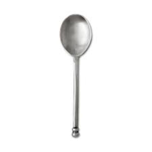 Modern Matte Pewter Spoon - 5"