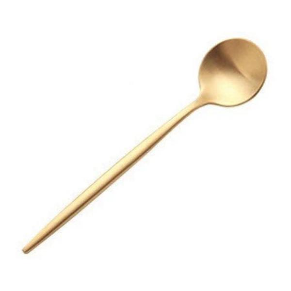 Modern Matte Gold Spoon - 5"