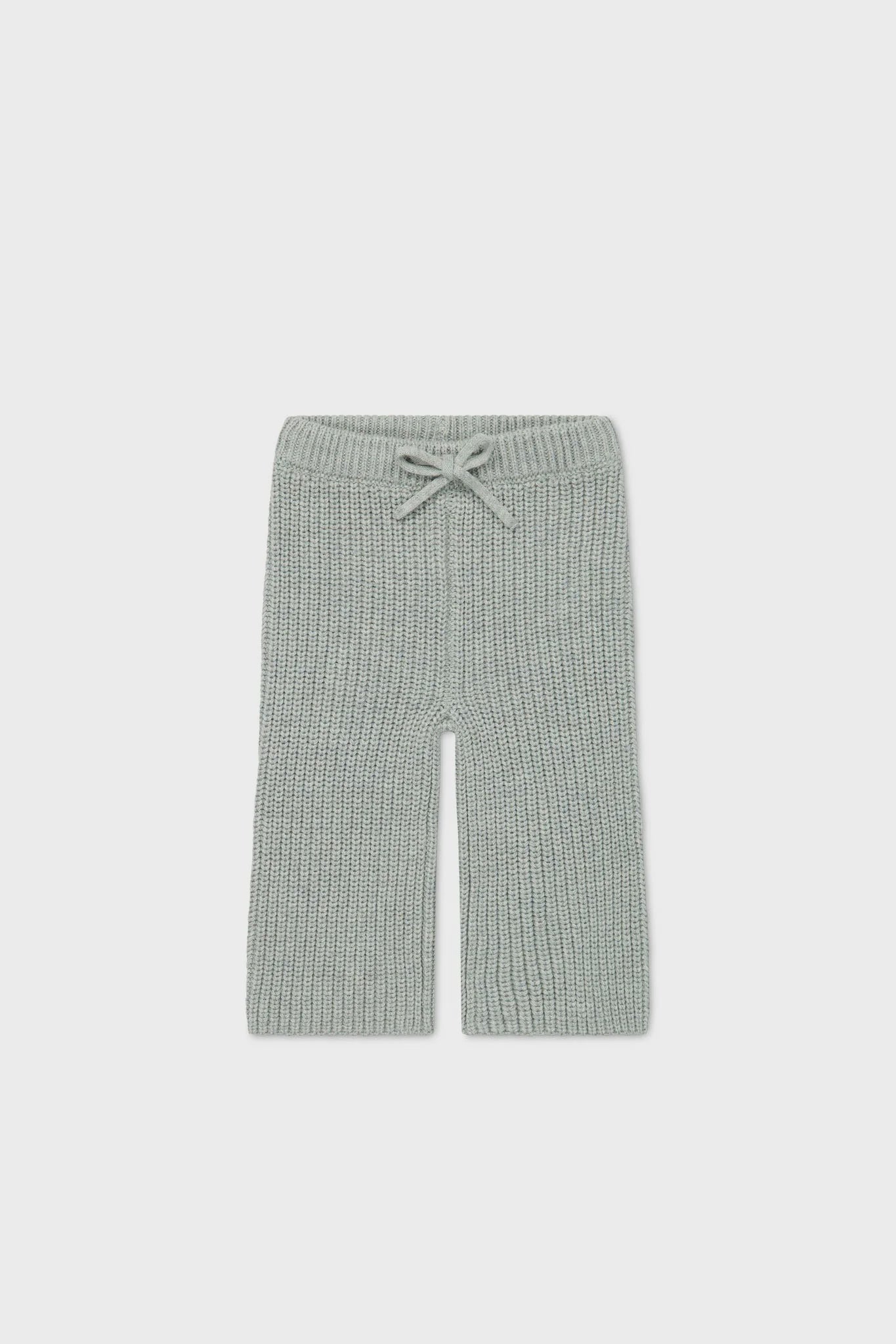 Morgan Knitted Pant - Mist Fleck 0-3M