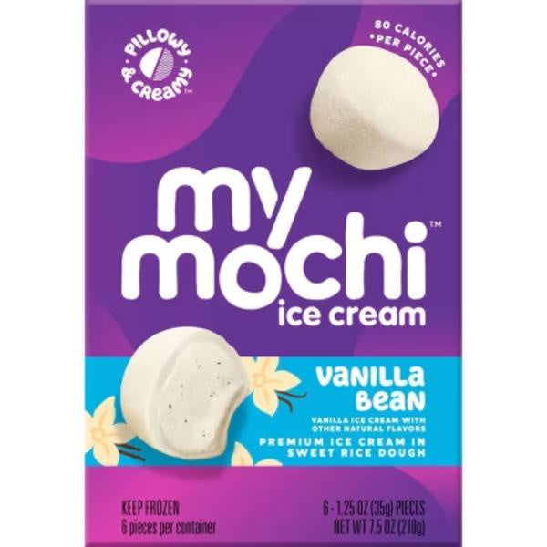 My/Mochi Vanilla Bean Ice Cream, 1.25 oz, 6ct