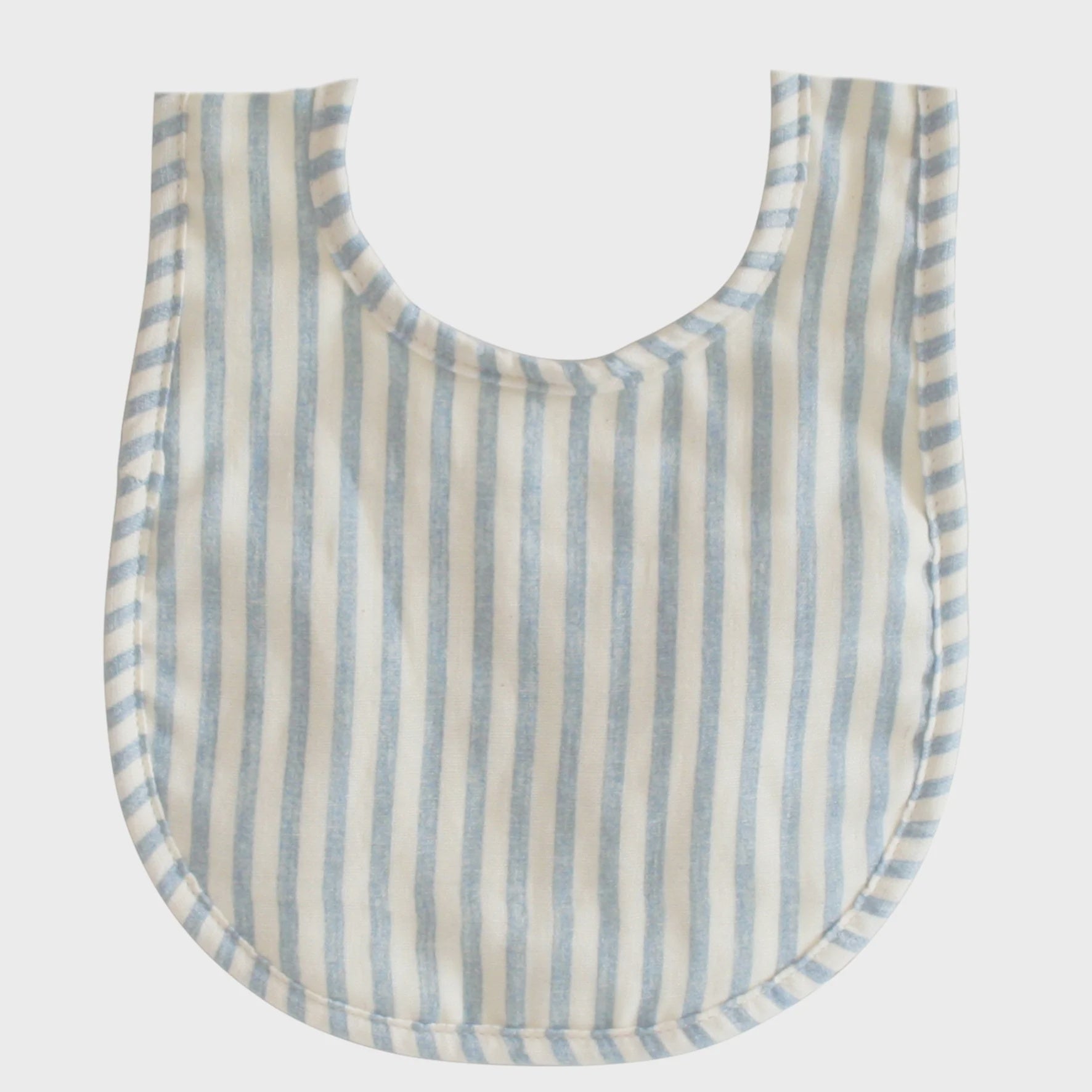 Almirose Bib - Chambray Stripe