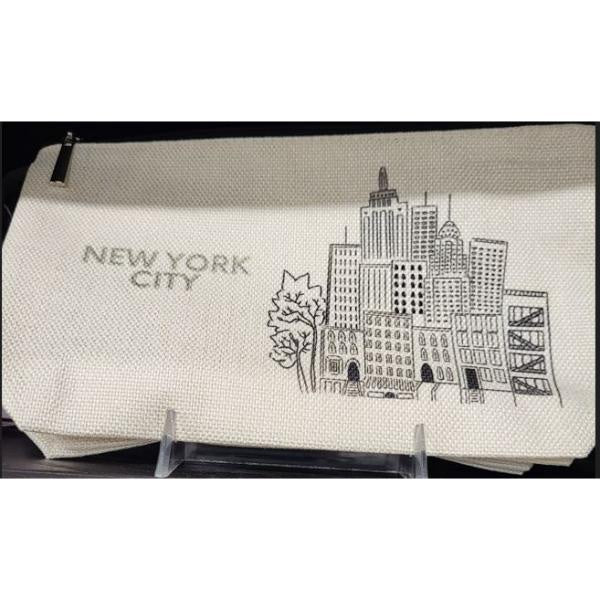 NYC Travel Bag- Black/Cream