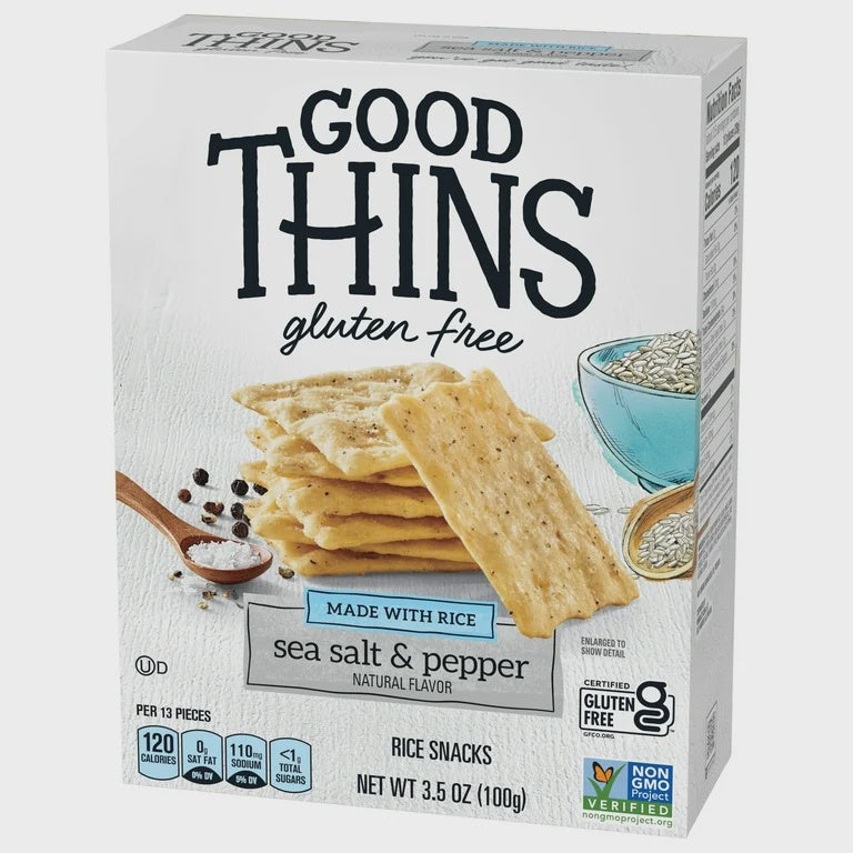 Nabisco Good Thins Salt & Pepper Rice Snacks 3.5 oz