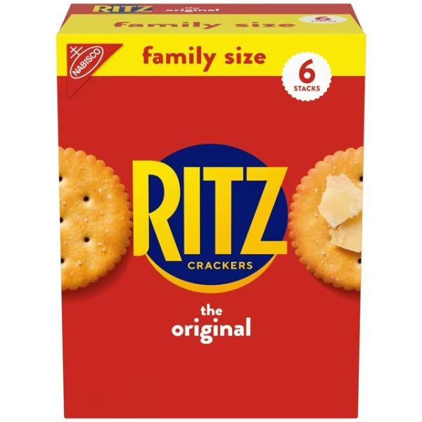 Nabisco Ritz Crackers Family Size Fresh Stacks 1 lb 8oz