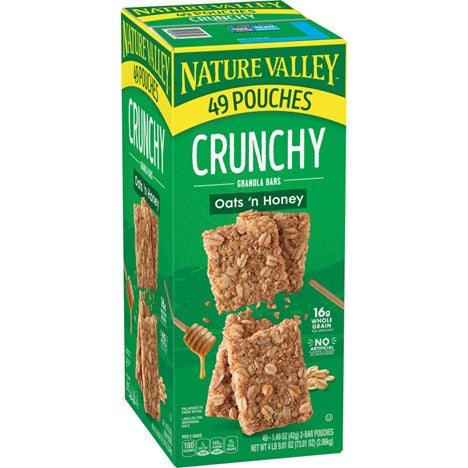 Nature Valley Oats 'n Honey Crunchy Granola Bars (49 pk.) (BPO)