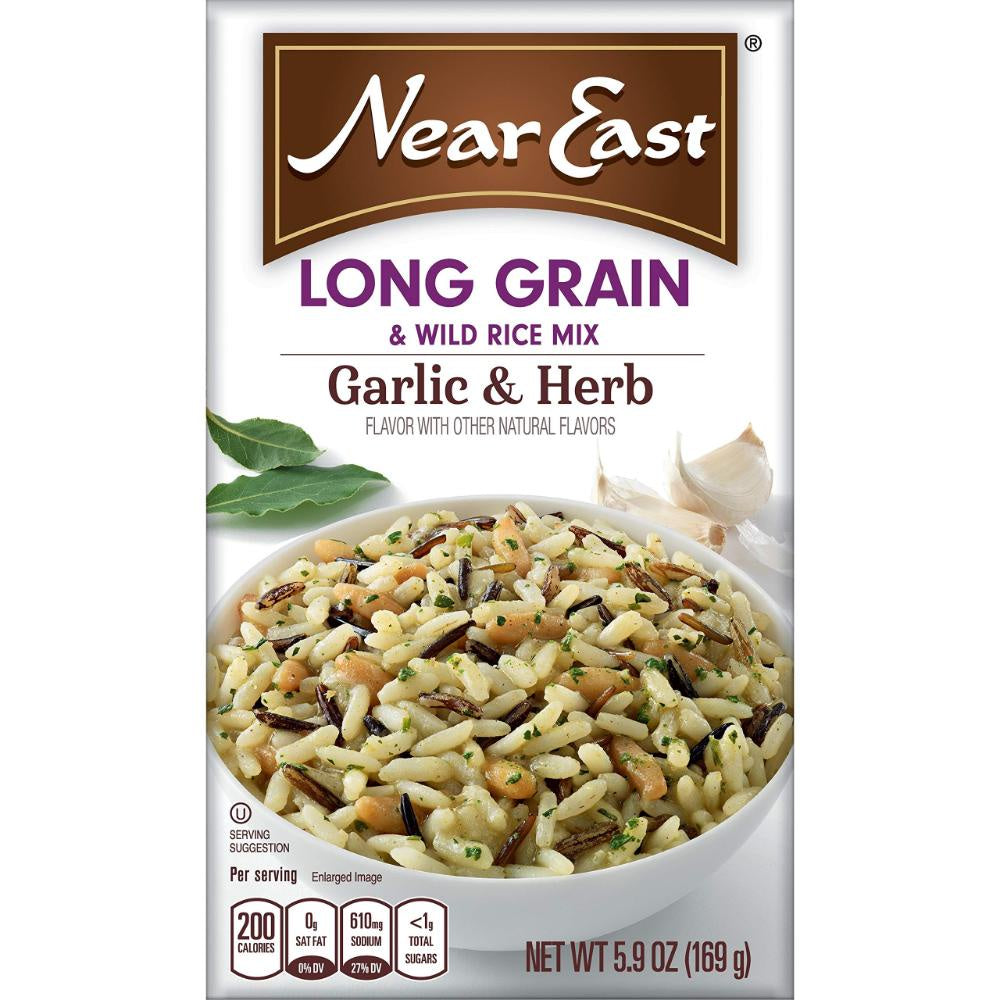 Near East Long Grain & Wild Rice mix Garlic & Herb 5.9oz