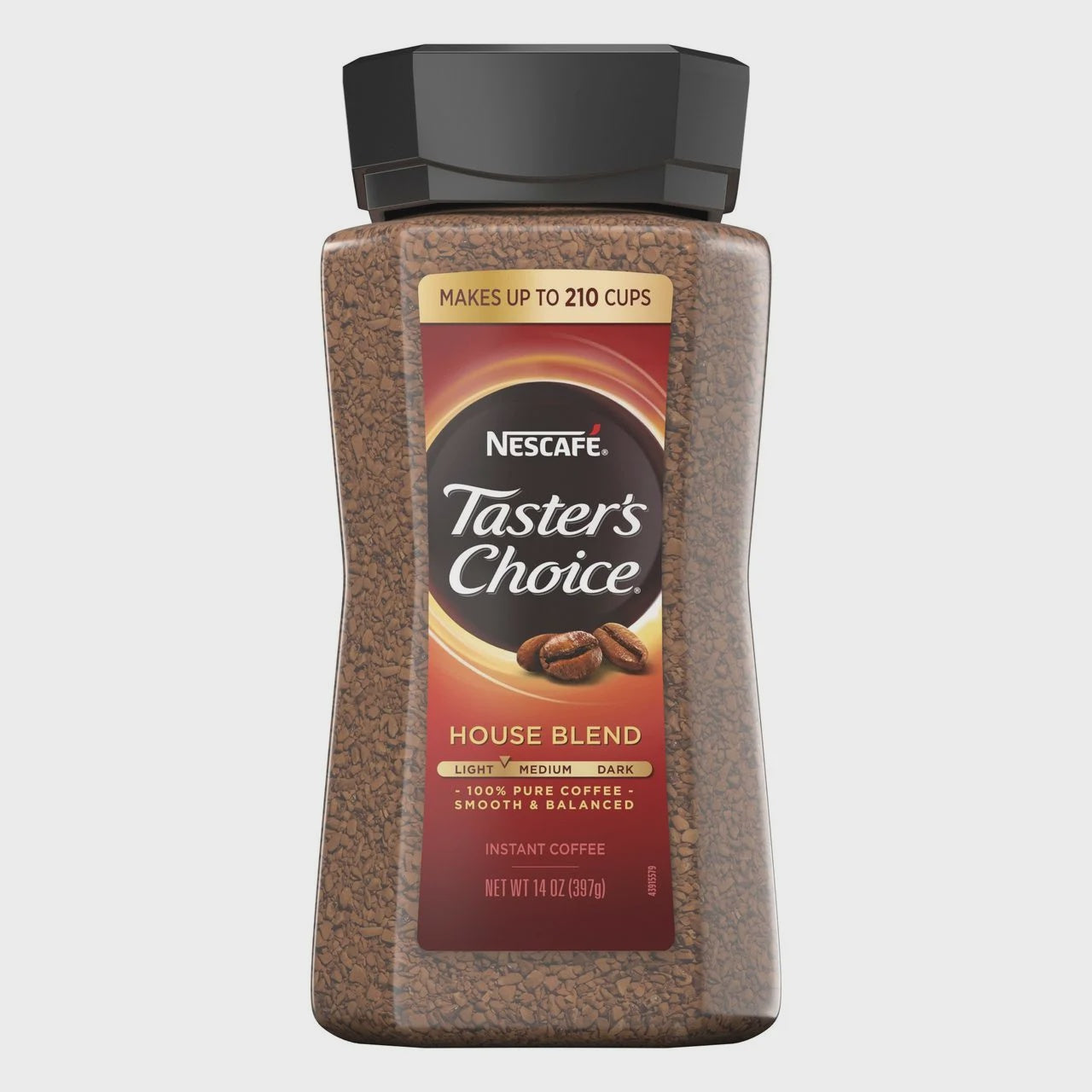 Nescafe Tasters Choice House Blend Instant Coffee 14 oz