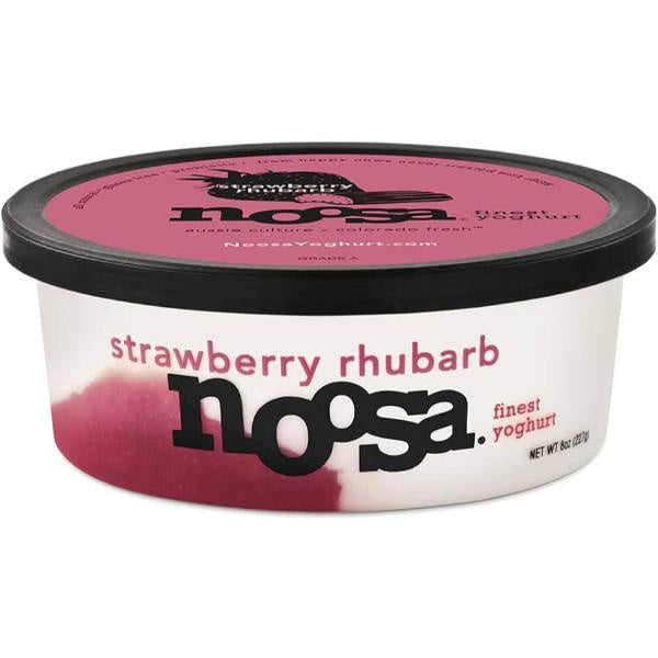 Noosa Strawberry Rhubarb Yogurt 8oz