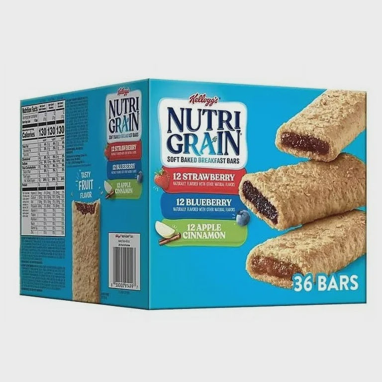 Nutri-Grain Bars Variety Pack (1.3 oz., 36 pk.) (BPO)