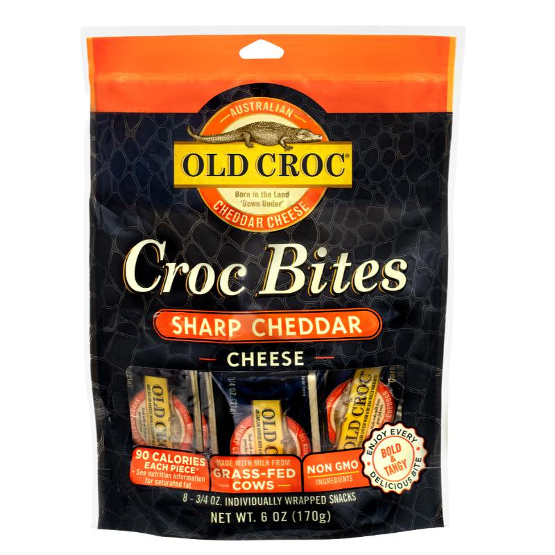 Old Croc Sharp Cheddar Snack Bites 6 oz