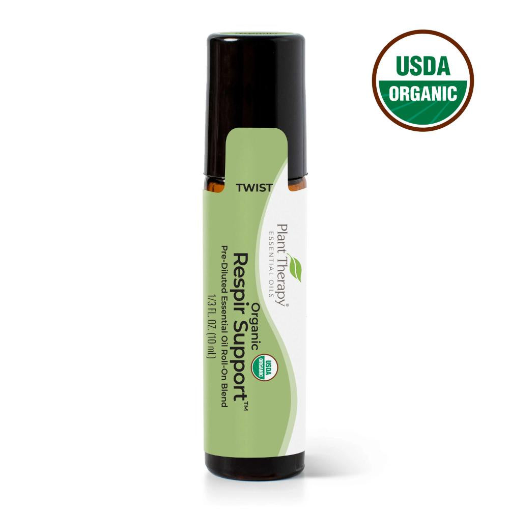 Organic Respir Support Pre-Diluted Roll-On 10 ml