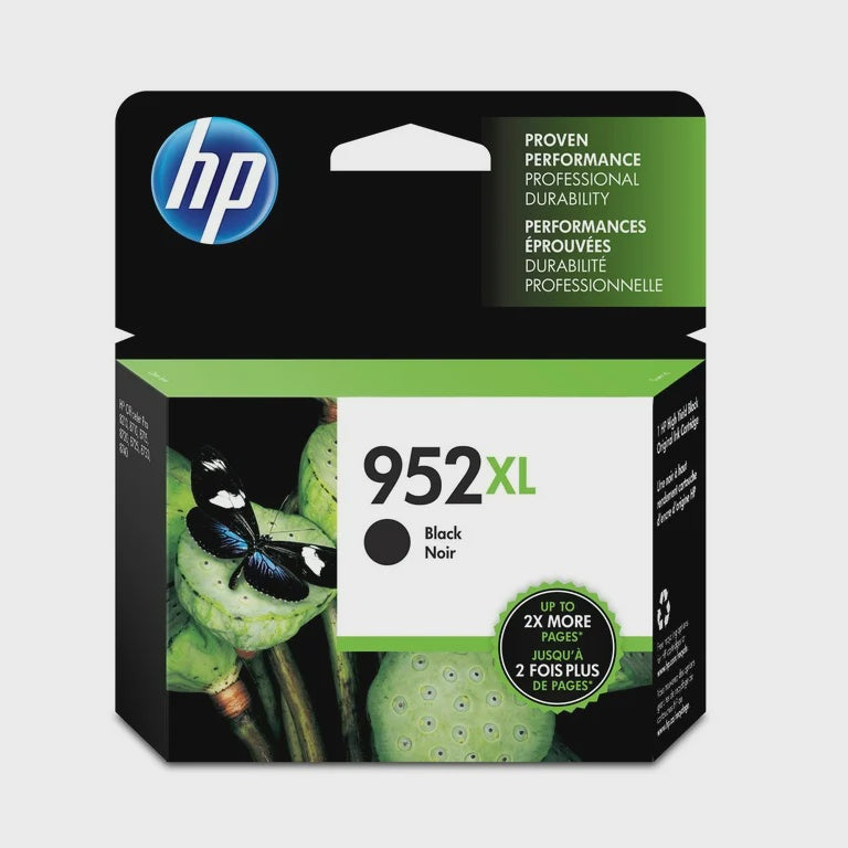 Original HP 952XL Black High-yield Ink Cartridge