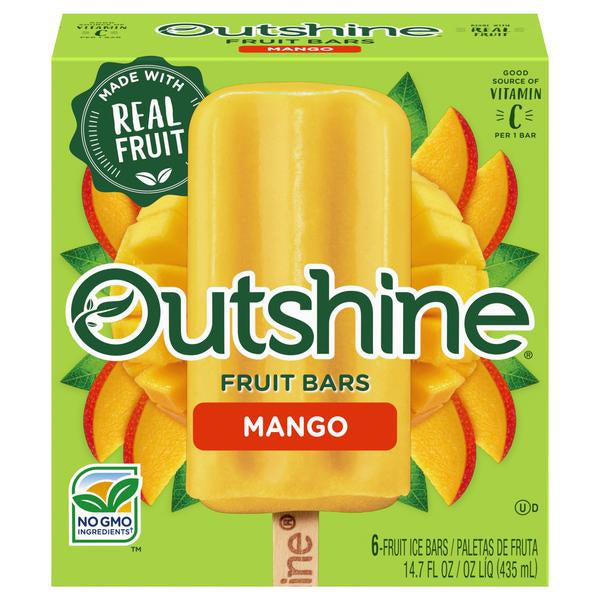 Outshine Mango Fruit Ice Bars 6 ct, 14.7oz