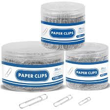 Paper Clips - Assorted Sizes, 1,800ct