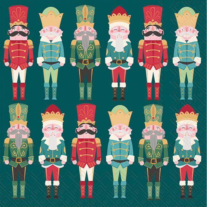 Paper Cocktail Napkins, Only Nutcrackers Christmas 20pk