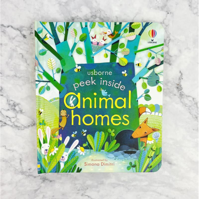 Peek Inside Animal Homes - Hardcover