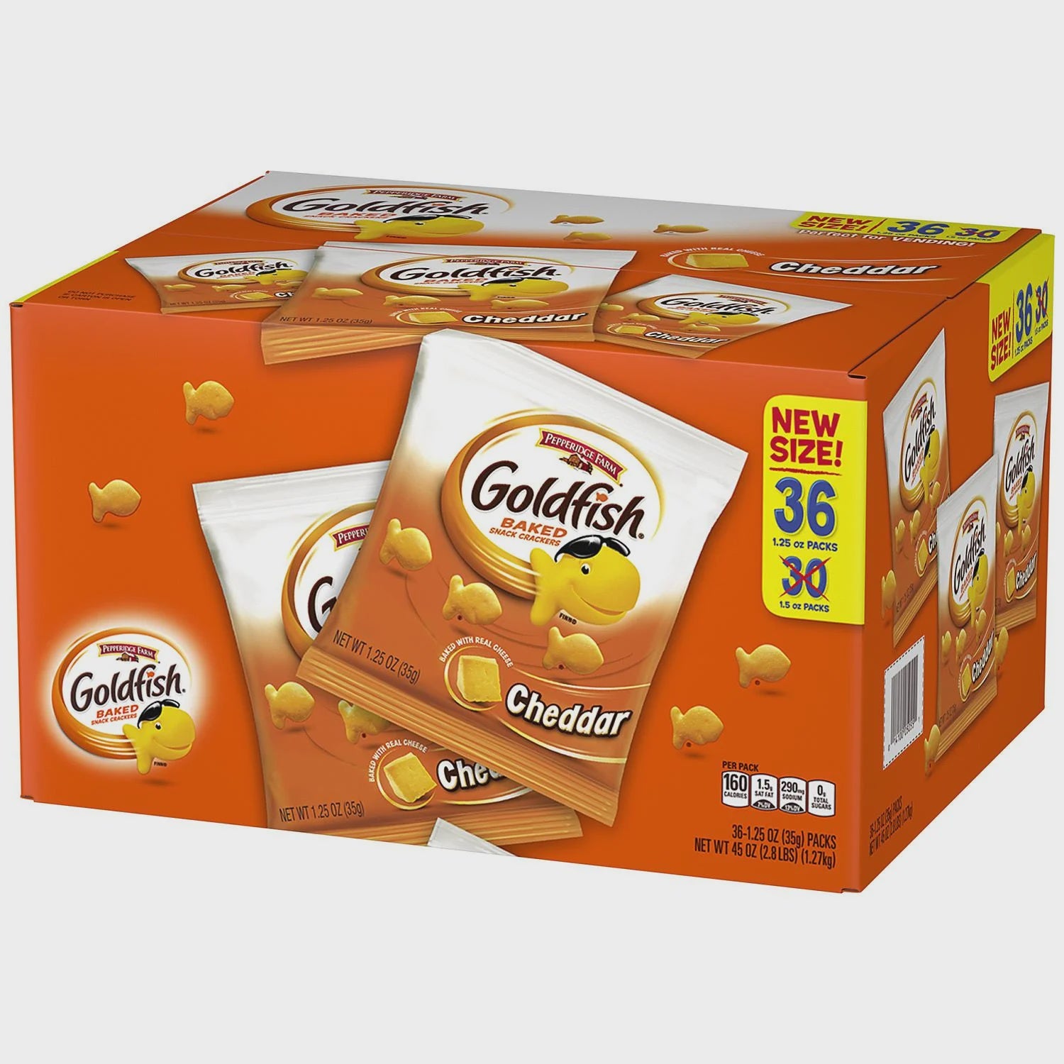 Pepperidge Farm Goldfish Cheddar Crackers 1.25 oz., 36 ct.