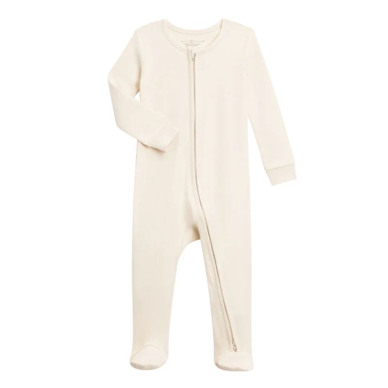 Colored Organics Peyton Zipper Footed Sleeper