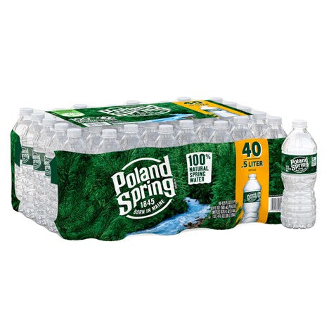 Poland Spring 100% Natural Spring Water 40 pk