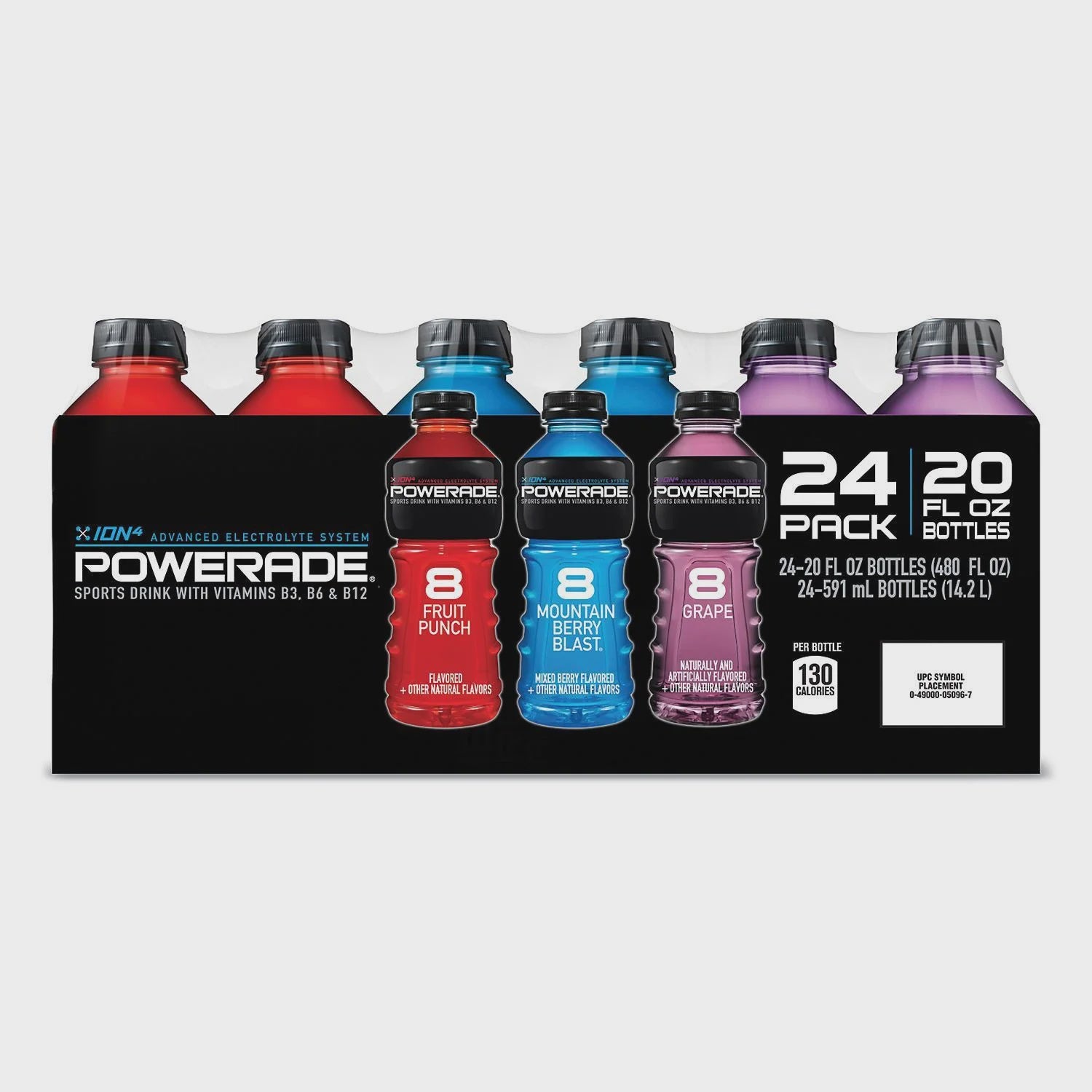 Powerade Sports Drink Variety Pack (20 fl. oz., 24 pk) (BPO)