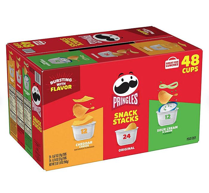 Pringles Snacks Stacks, Variety Pack Chips, 48 pk. (BPO)