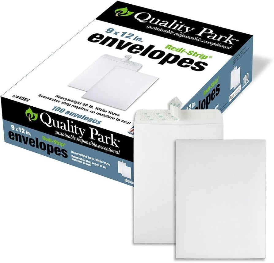 Quality Park Redi-Strip Catalog Envelopes - 9" x 12"