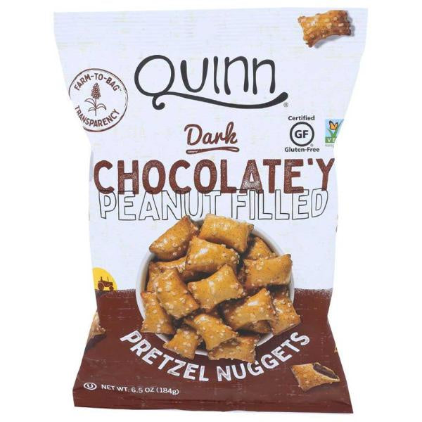 Quinn Dark Chocolate Peanut Pretzels