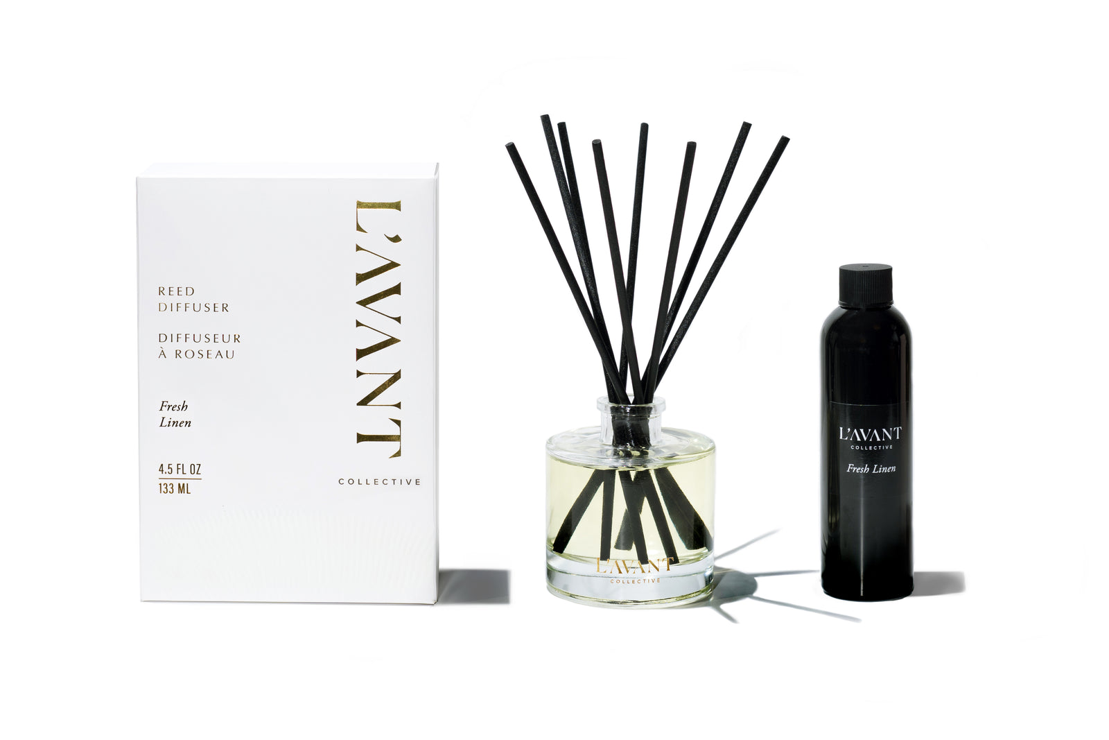 L'AVANT Reed Diffuser, Fresh Linen