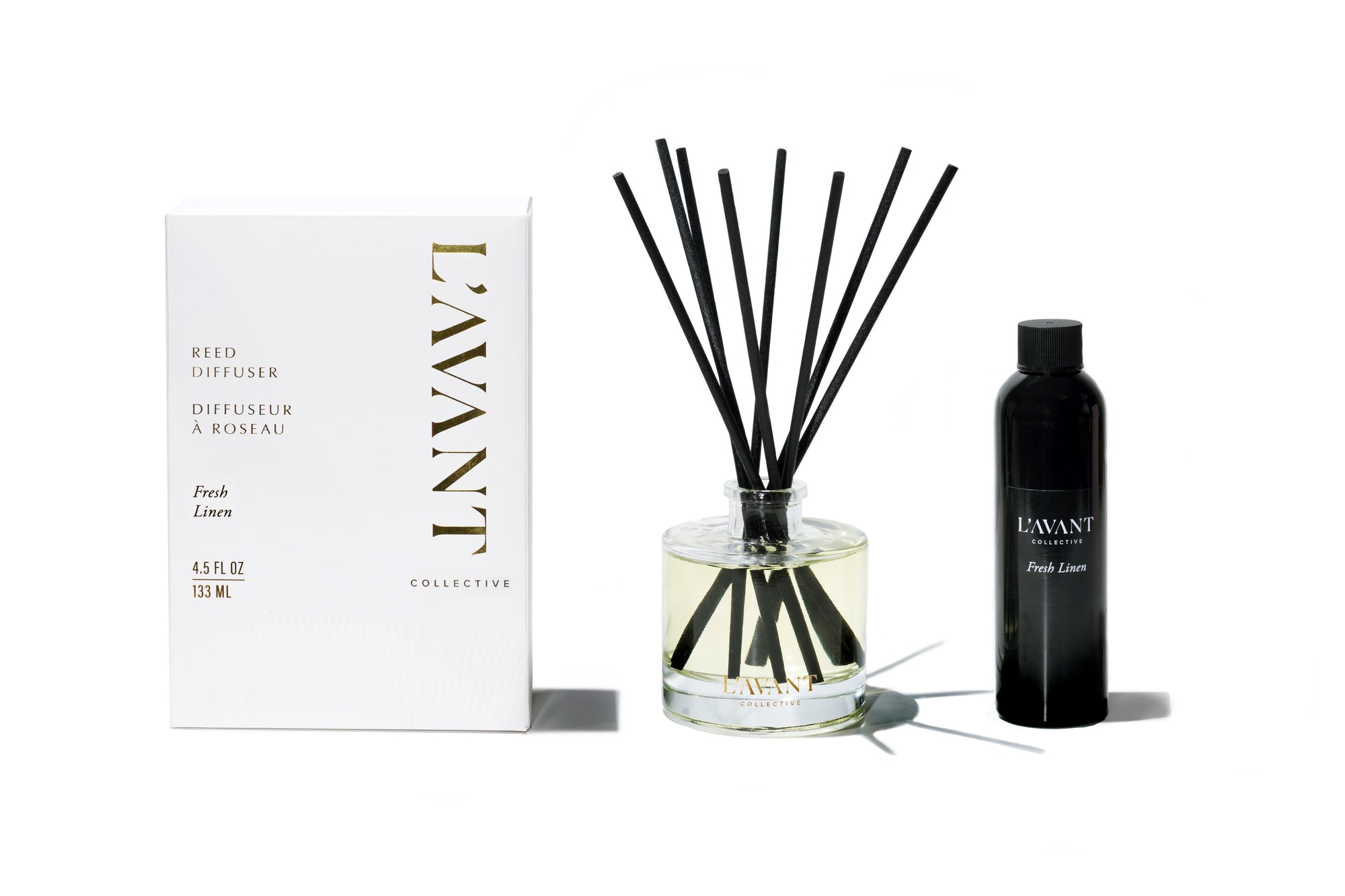 L'AVANT Reed Diffuser, Fresh Linen
