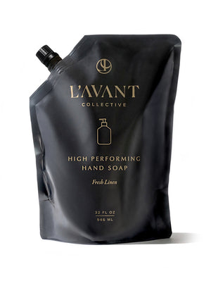 L'AVANT High Performing Hand Soap Refill, Fresh Linen, 32oz