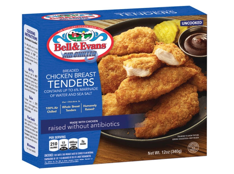 Frozen Chicken Tenders Breaded Bell & Evans