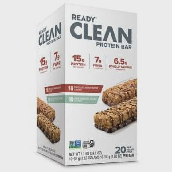Ready® Protein Bar, Chocolate Peanut Butter and Dark Chocolate Sea Salt, 20 ct. (BPO)