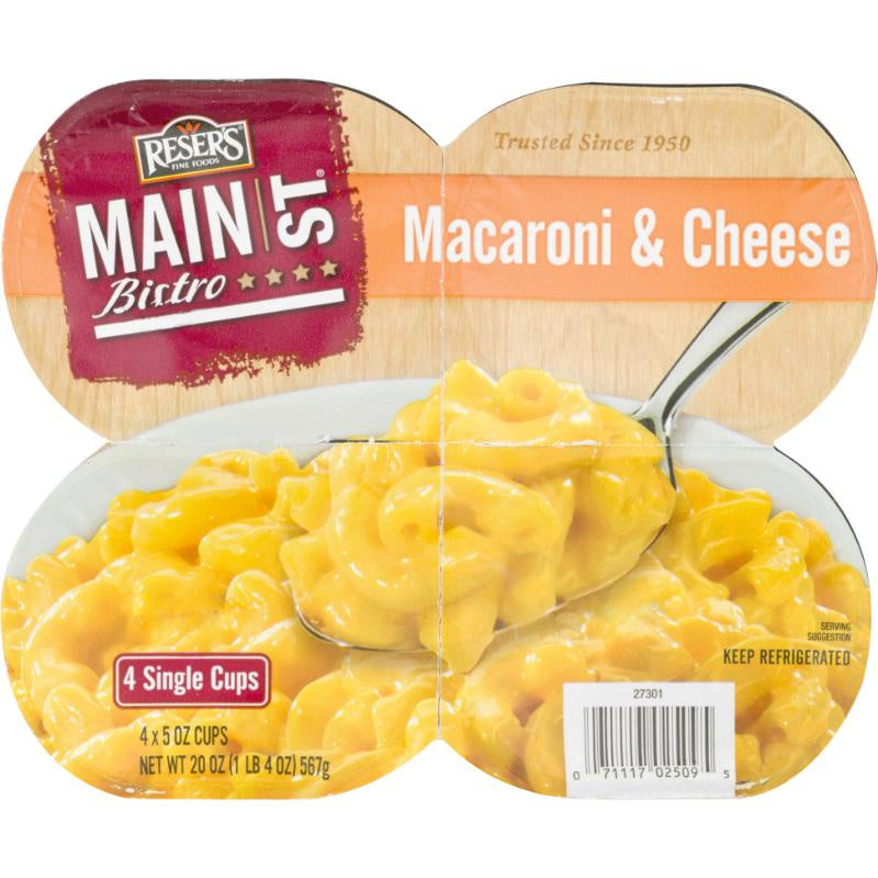 Reser's Main St Bistro Mac & Cheese 4 pk singles 20 oz,