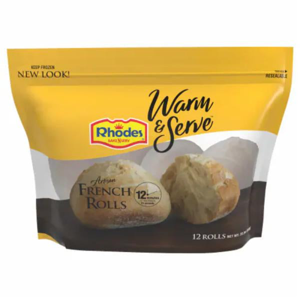 Rhodes Warm & Serve Artisan French Rolls, 12ct