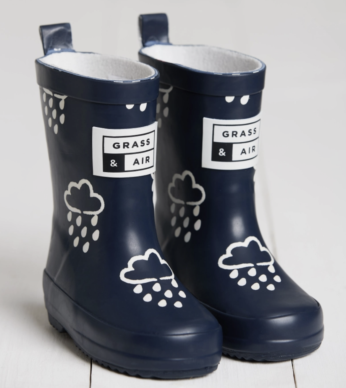 Kids Navy Colour-Revealing Wellies