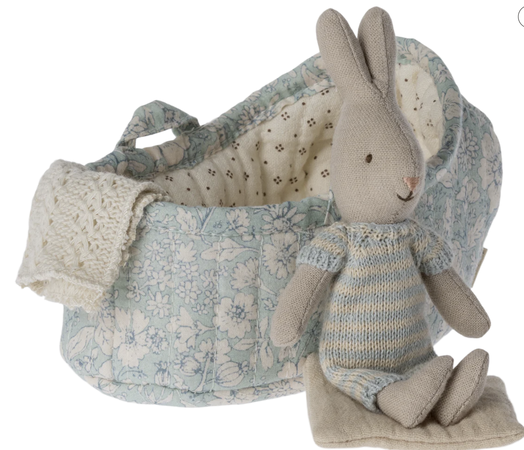 Rabbit in Carry Cot