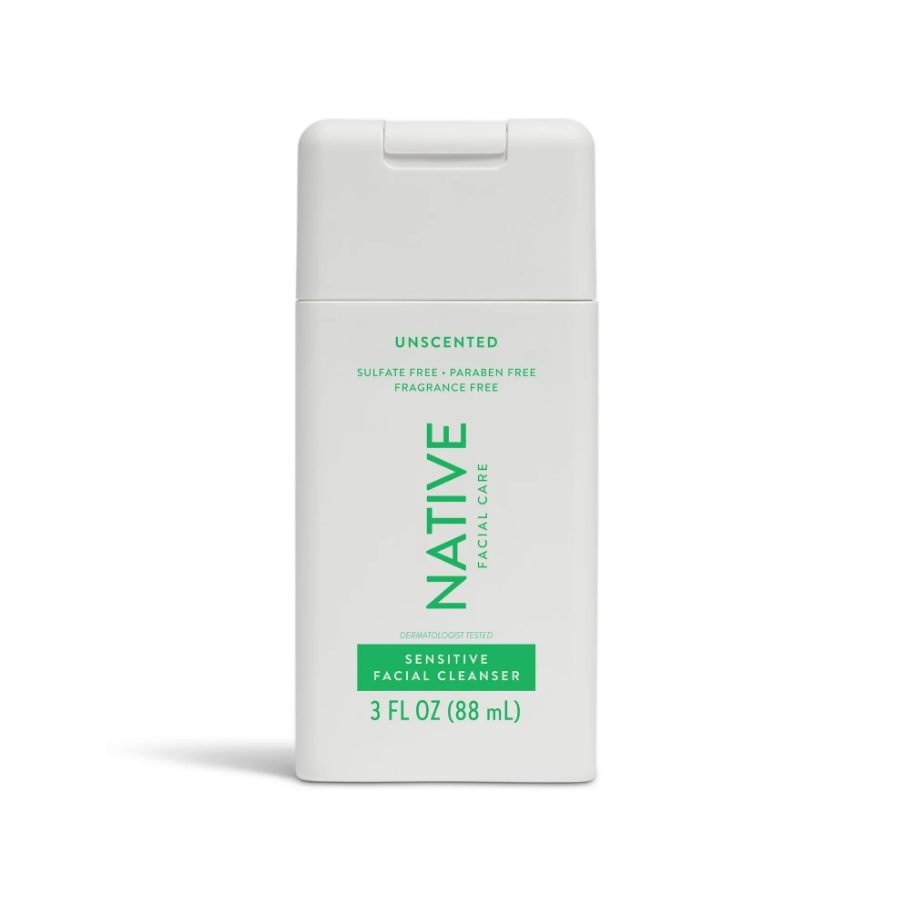 Native Unscented Sensitive Cleanser Mini 3oz