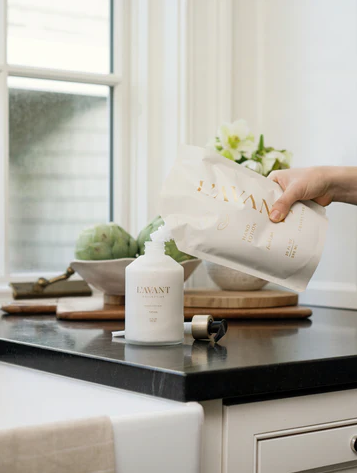 L'AVANT Hand Lotion Refill, Fresh Linen, 20oz