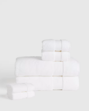 Earthright Hand Towel, 100% Cotton, White, 16 x 30 in