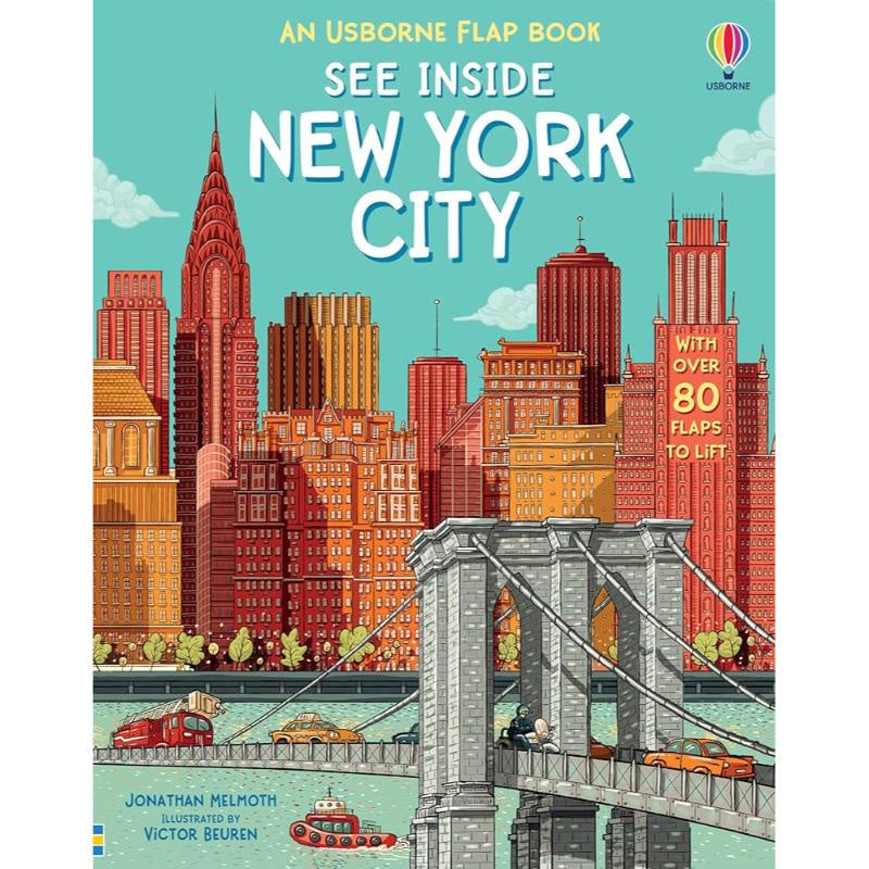 See Inside NYC Flap Book - Hardcover