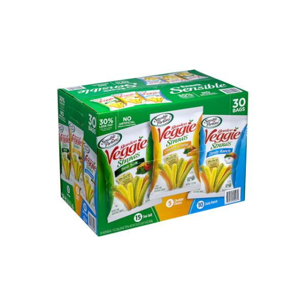 Sensible Portions Garden Veggie Straws Variety Pack, 30pk (BPO)