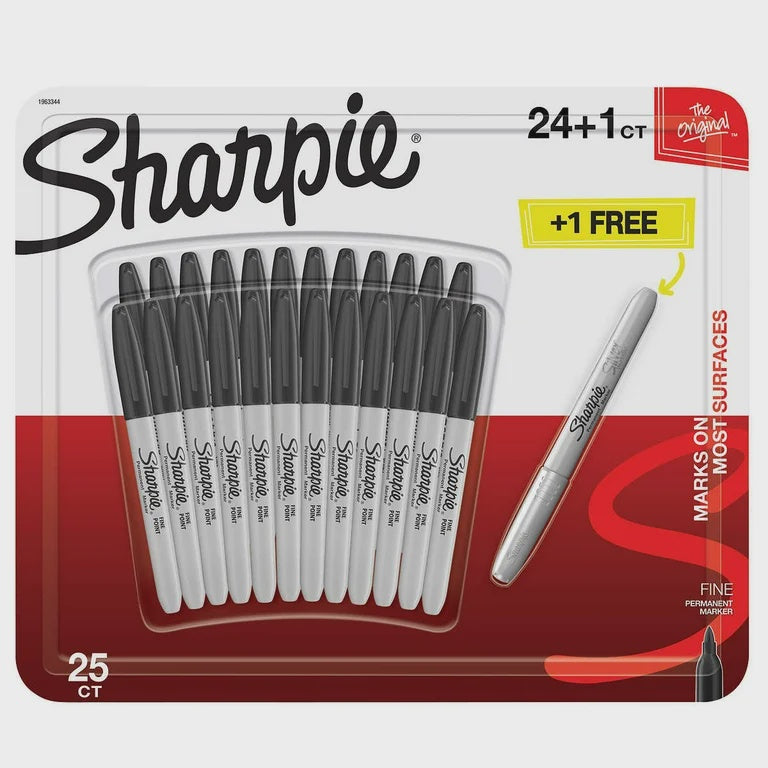 Sharpie Fine Point Permanent Markers 25 ct