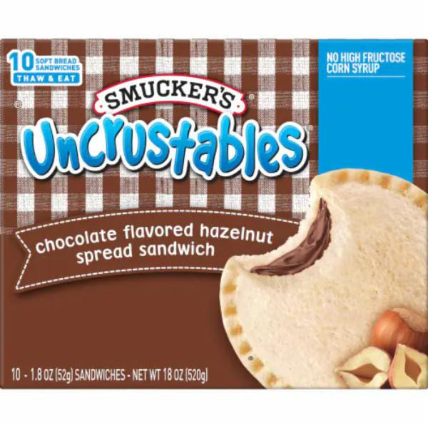 Smucker's Uncrustables Chocolate Hazelnut, 10 ct (18 oz)