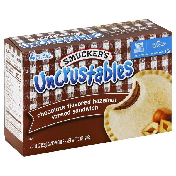 Smucker's Uncrustables Chocolate Hazelnut, 4 ct