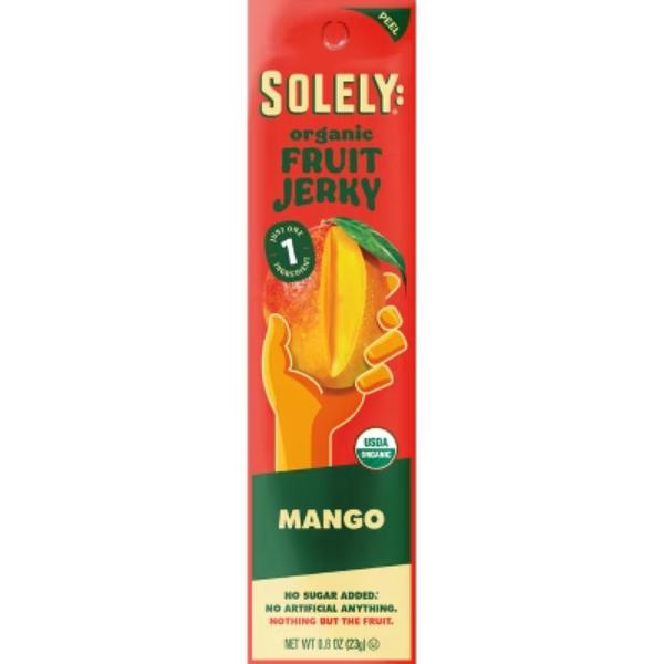 Solely Org Fruit Jerky Mango .8 oz