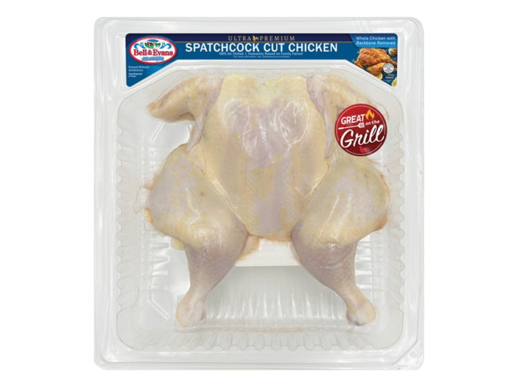 Spatchcock Chicken Tray Pack Bell & Evans